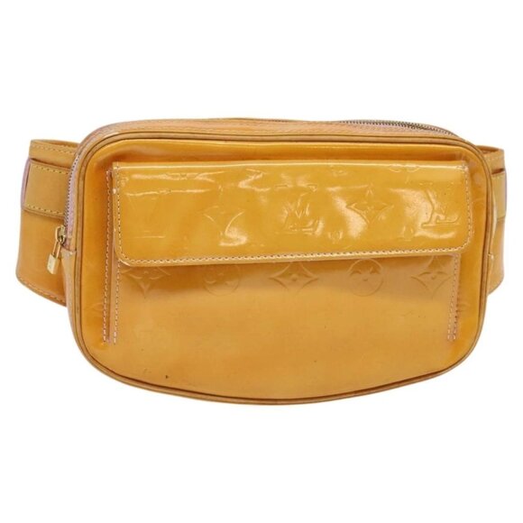 LOUIS VUITTON Monogram Vernis Fulton Bag Marshmallow Pink M91042 LV Auth 125555 - Picture 1 of 16